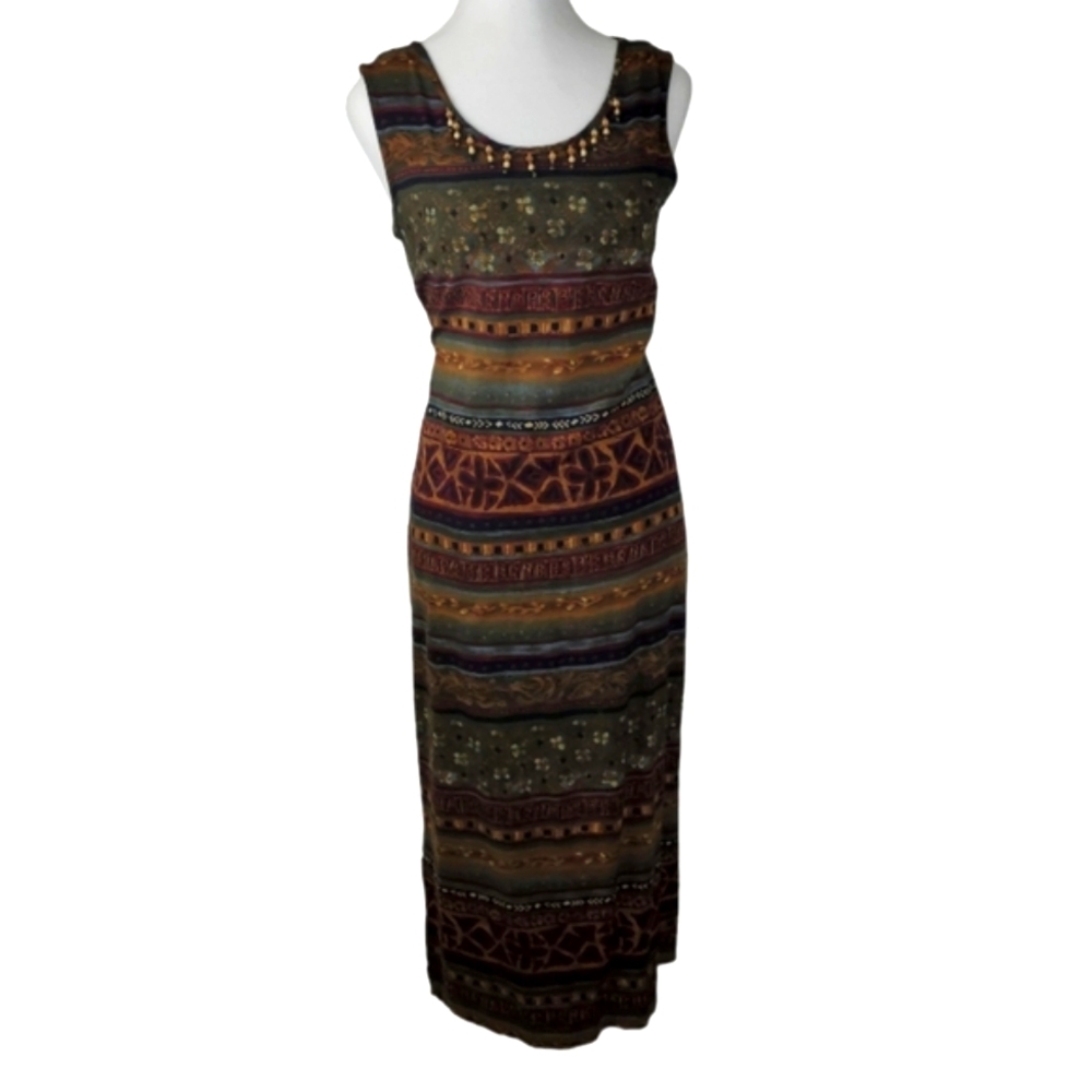 Just in Thyme Ltd.  Bohemian design. Vintage. Size 6P. Multi color